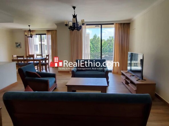 4BR Furnished Apartment for Rent, Gerji Jacros, Addis Ababa, Ethiopia.