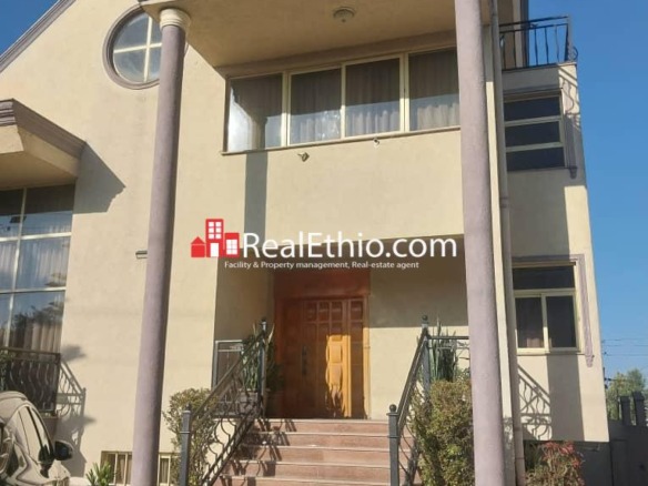 4BR G+2+ Basement House for Rent, CMC, Addis Ababa, Ethiopia.