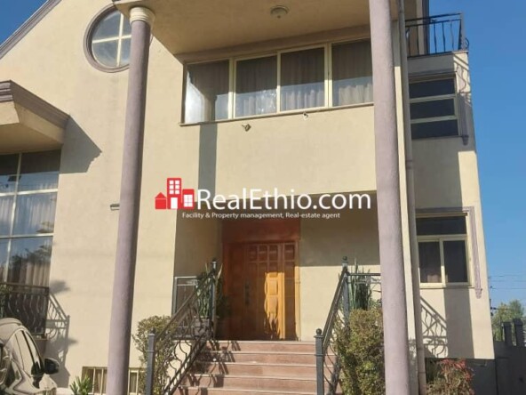 4BR G+2+ Basement House for Rent, CMC, Addis Ababa, Ethiopia.