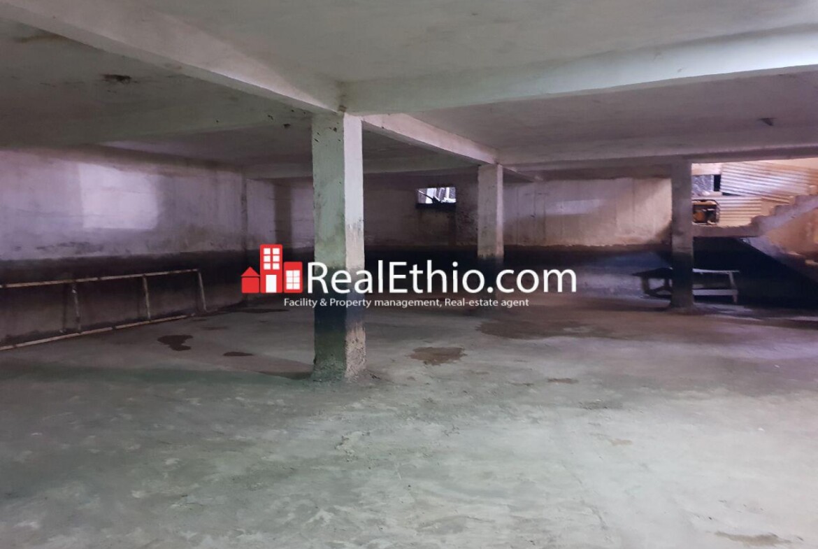 Basement Store for Rent, Bole Bulbula, Addis Ababa, Ethiopia.