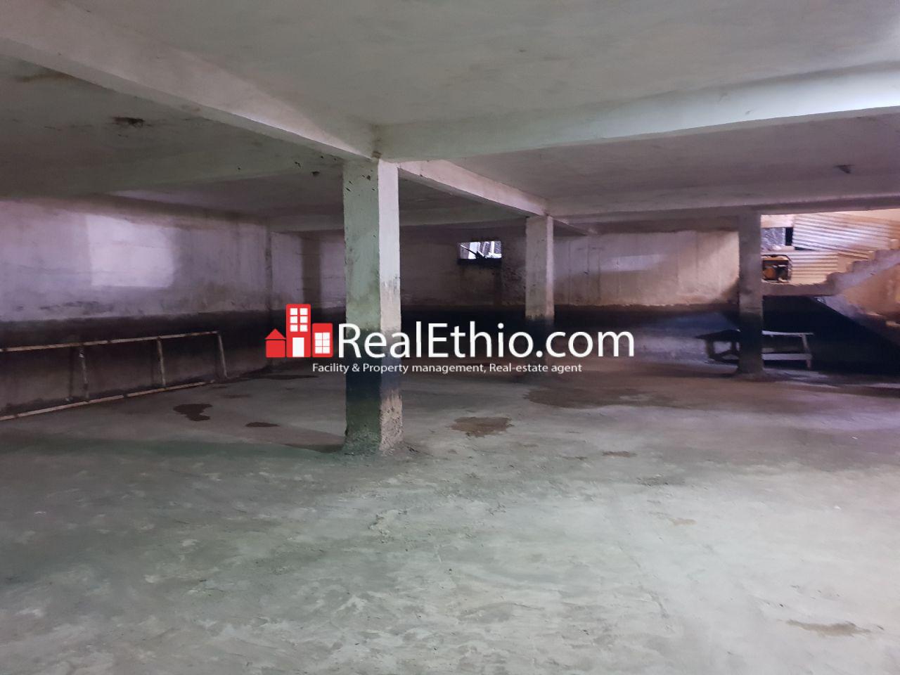 Basement Store for Rent, Bole Bulbula, Addis Ababa, Ethiopia.