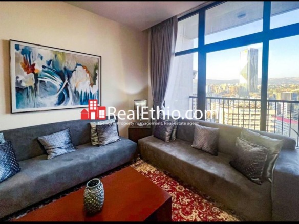 1BR Fully Furnished Apartment for Rent, Legehar, Addis Ababa, Ethiopia.