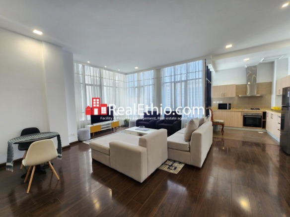 2BR Furnished Apartment for Rent, Kasanchis, Addis Ababa, Ethiopia.