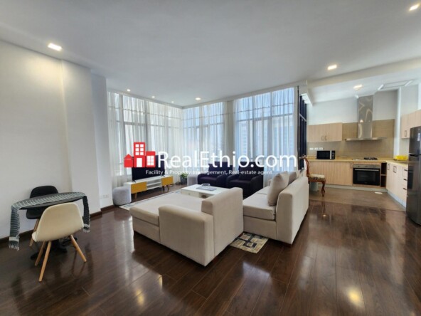 2BR Furnished Apartment for Rent, Kasanchis, Addis Ababa, Ethiopia.