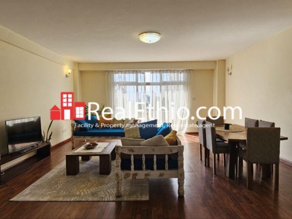 2BR Furnished Apartment for Rent, Meskel Flower, Addis Ababa, Ethiopia.