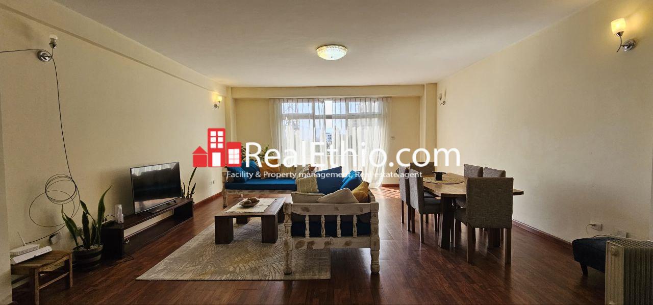 2BR Furnished Apartment for Rent, Meskel Flower, Addis Ababa, Ethiopia.