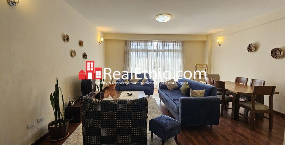 2BR Furnished Apartment for Rent, Meskel Flower, Addis Ababa, Ethiopia.
