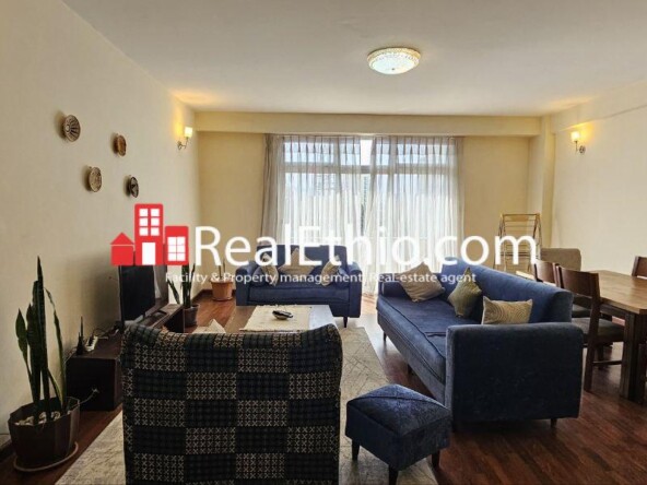 2BR Furnished Apartment for Rent, Meskel Flower, Addis Ababa, Ethiopia.