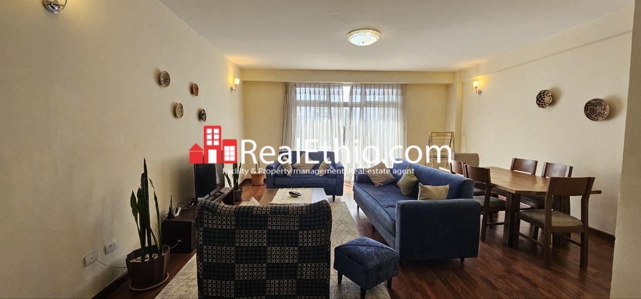 2BR Furnished Apartment for Rent, Meskel Flower, Addis Ababa, Ethiopia.