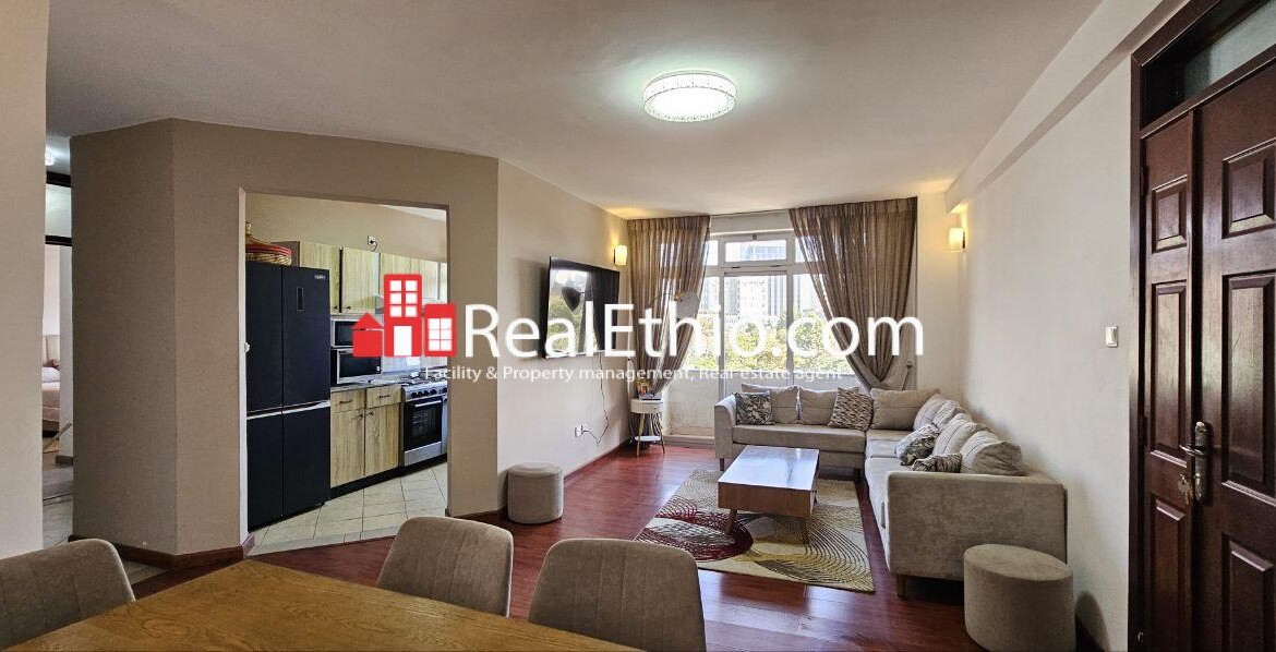 2BR Furnished Apartment for Rent, Meskel Flower Lancha, Addis Ababa, Ethiopia