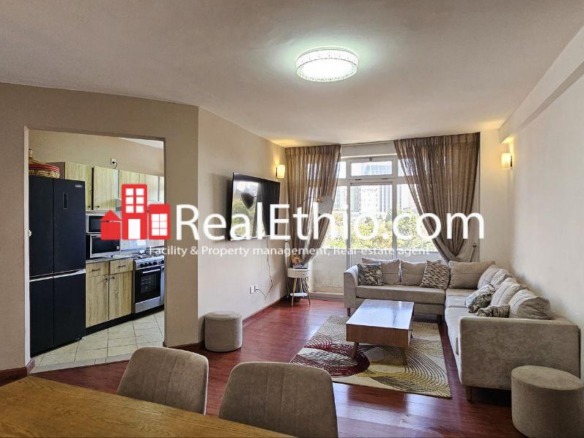 2BR Furnished Apartment for Rent, Meskel Flower Lancha, Addis Ababa, Ethiopia