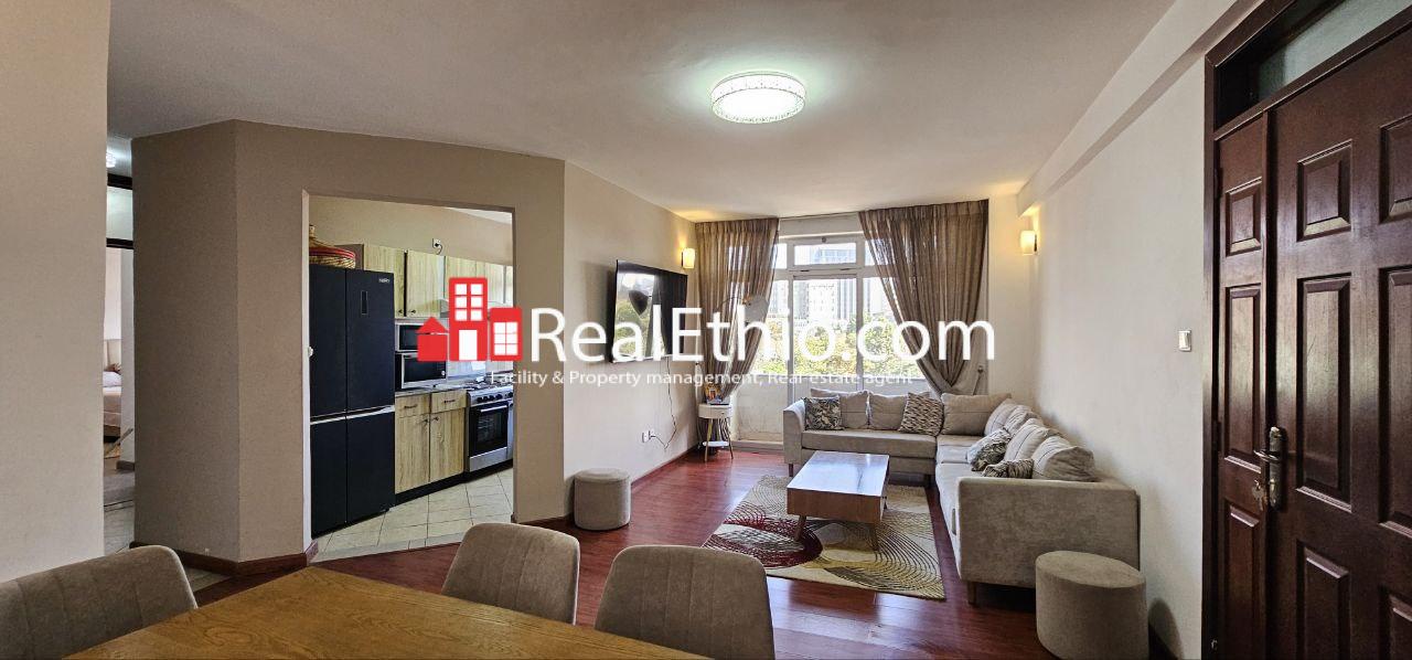 2BR Furnished Apartment for Rent, Meskel Flower Lancha, Addis Ababa, Ethiopia