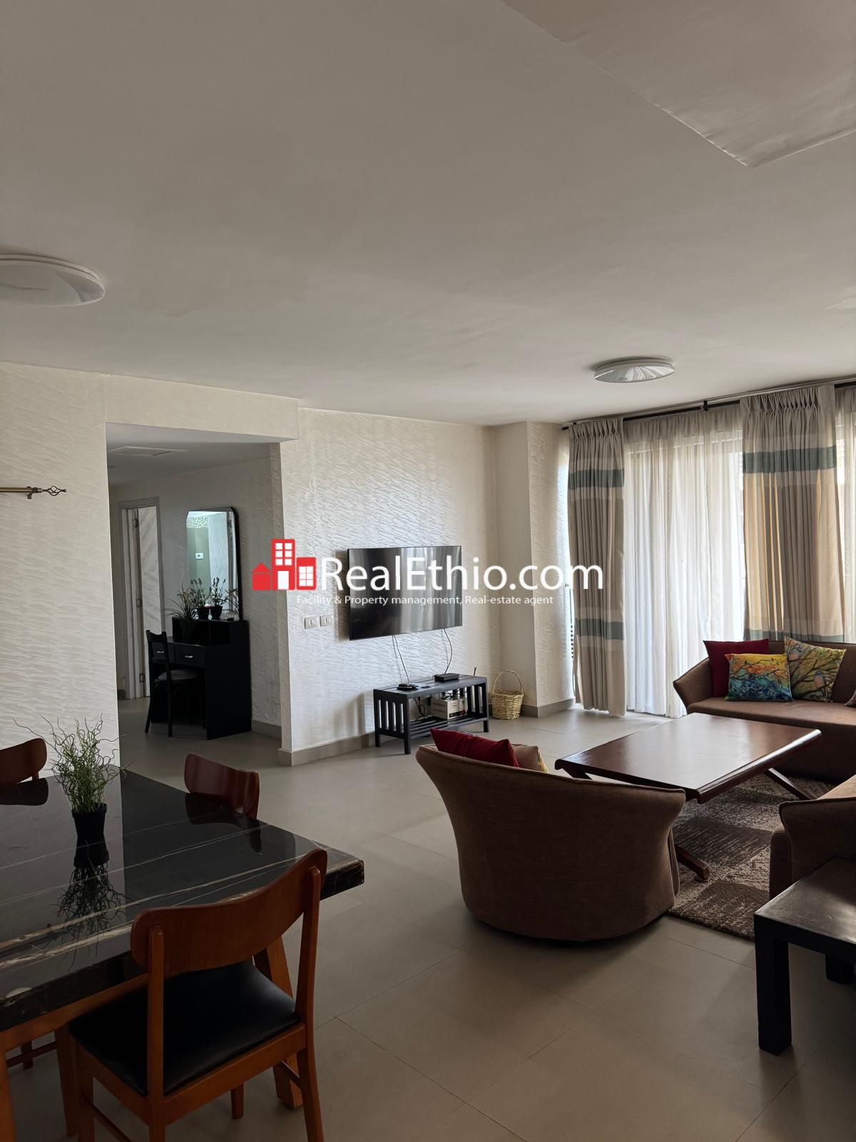 3BR Furnished Apartment for Rent, Bisrate Gebiel, Addis Ababa, Ethiopia.