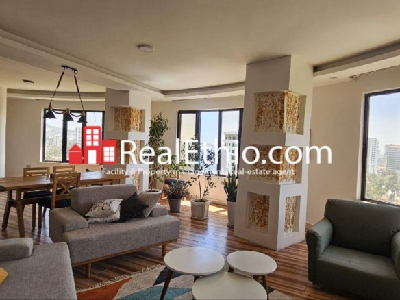 3BR Furnished Apartment for Rent, Kasanchis Near Hilton, Addis Ababa, Ethiopia.