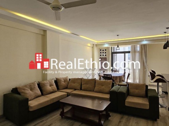 3BR Furnished Apartment for Rent, Meskel Flower Lancha, Addis Ababa, Ethiopia.