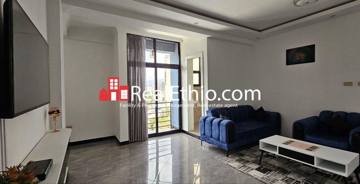 2BR Furnished Apartment for Rent, Megenagna Kokeb building, Addis Ababa, Ethiopia.