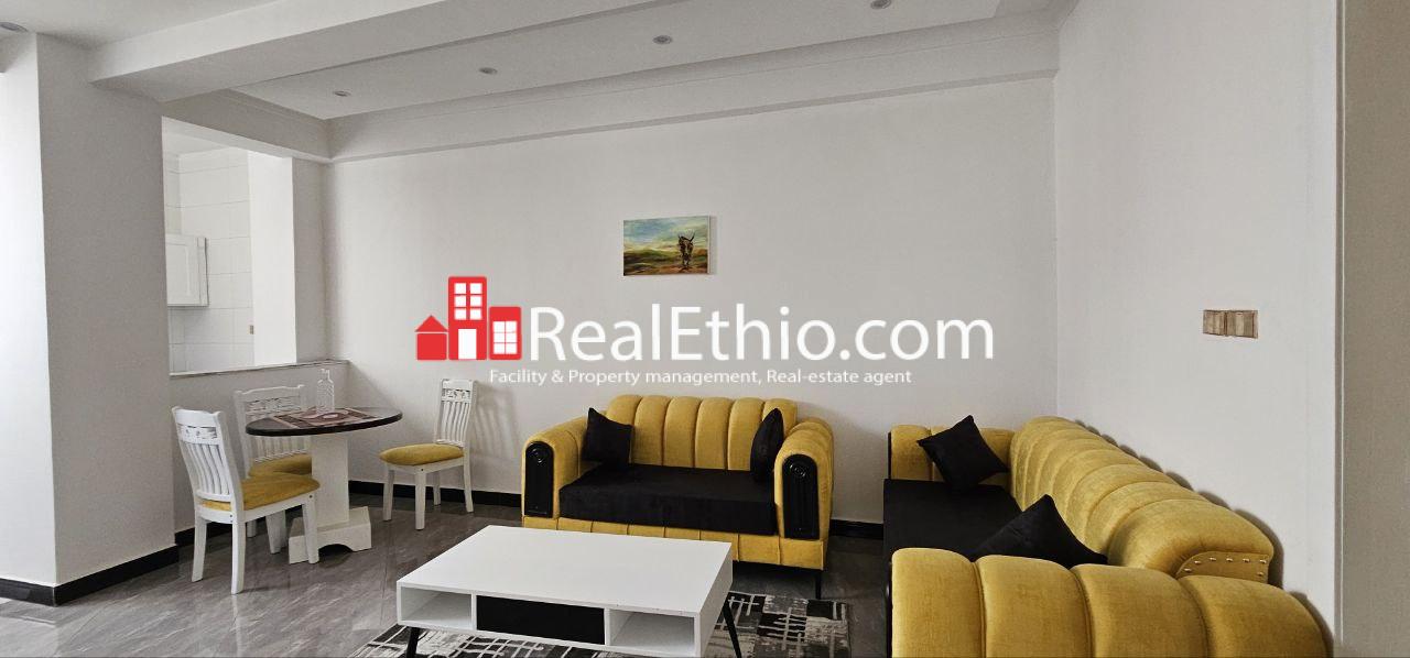 2BR Furnished Apartment for Rent, Megenagna Kokeb building, Addis Ababa, Ethiopia.