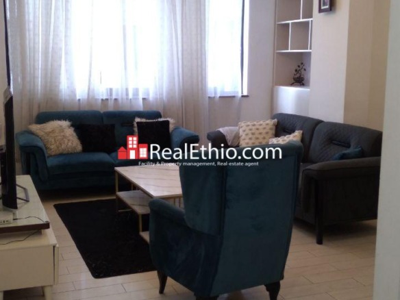 2BR Furnished Apartment for Rent, Mexico, Addis Ababa, Ethiopia.