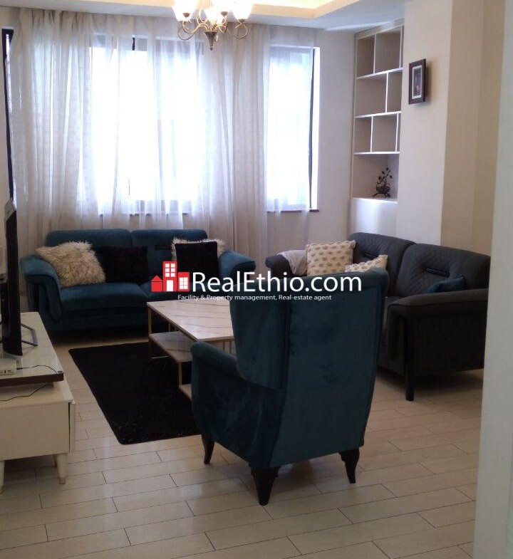 2BR Furnished Apartment for Rent, Mexico, Addis Ababa, Ethiopia.