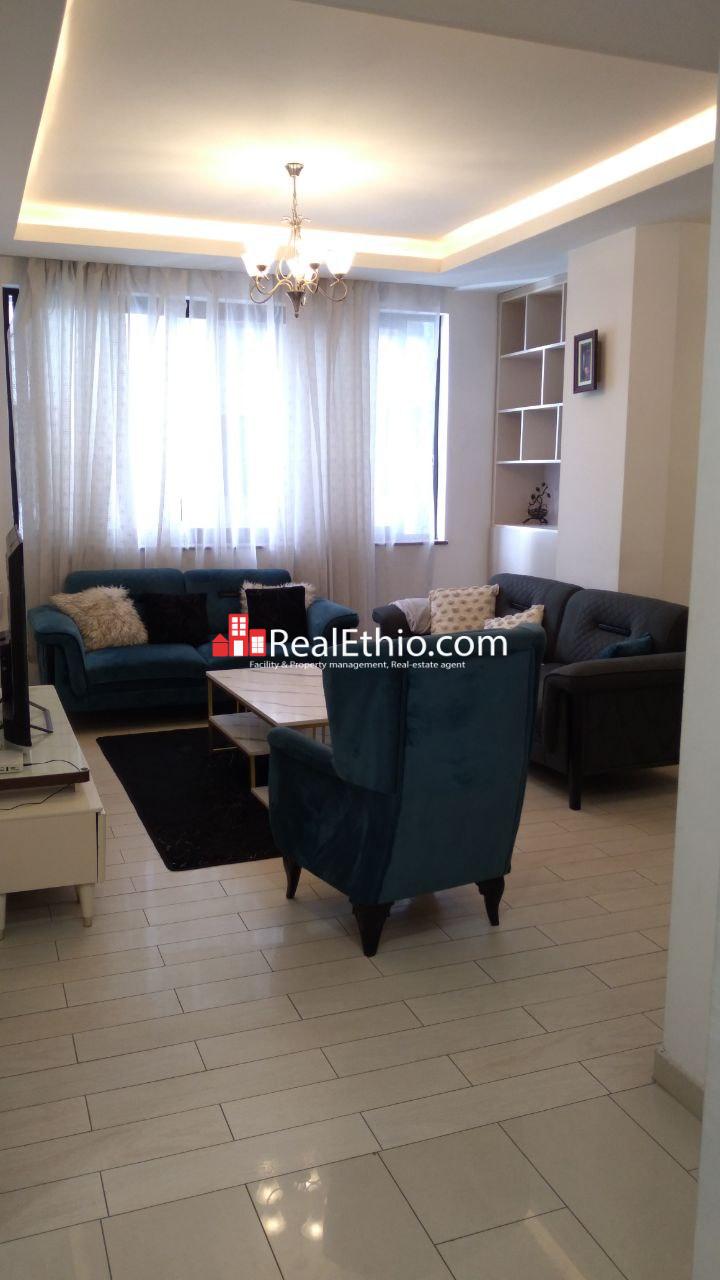 2BR Furnished Apartment for Rent, Mexico, Addis Ababa, Ethiopia.