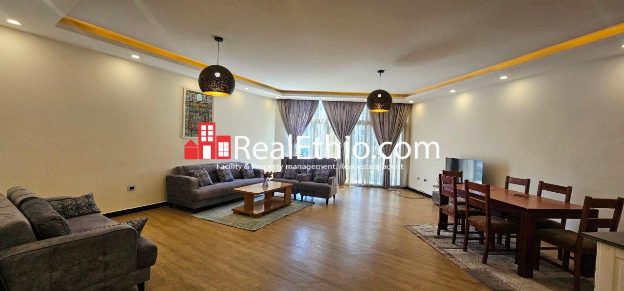 3BR Furnished Apartment for Rent, Bole Atlas, Addis Ababa, Ethiopia.