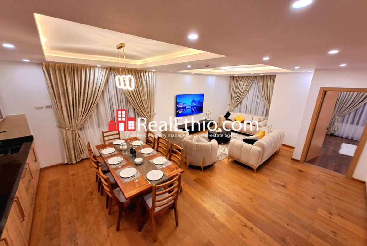 3BR Furnished Apartment for Rent, Bole Brass, Addis Ababa, Ethiopia.
