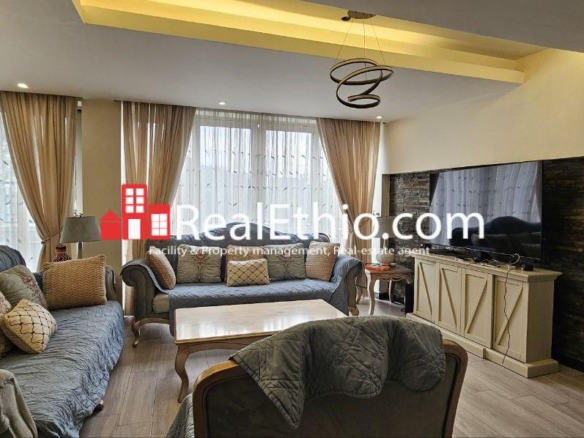 4BR G+4 furnished House for Rent, Kebena, Addis Ababa, Ethiopia.