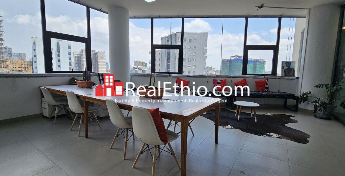 Furnished and Serviced Shared Office Space for Rent, Bole, Addis Ababa, Ethiopia.