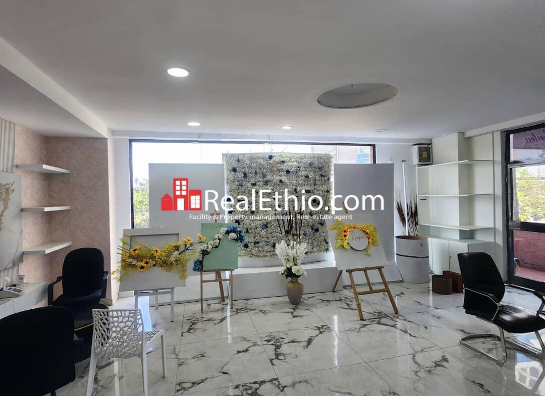 Store or office or show room for Sale, Bole, Addis Ababa, Ethiopia.
