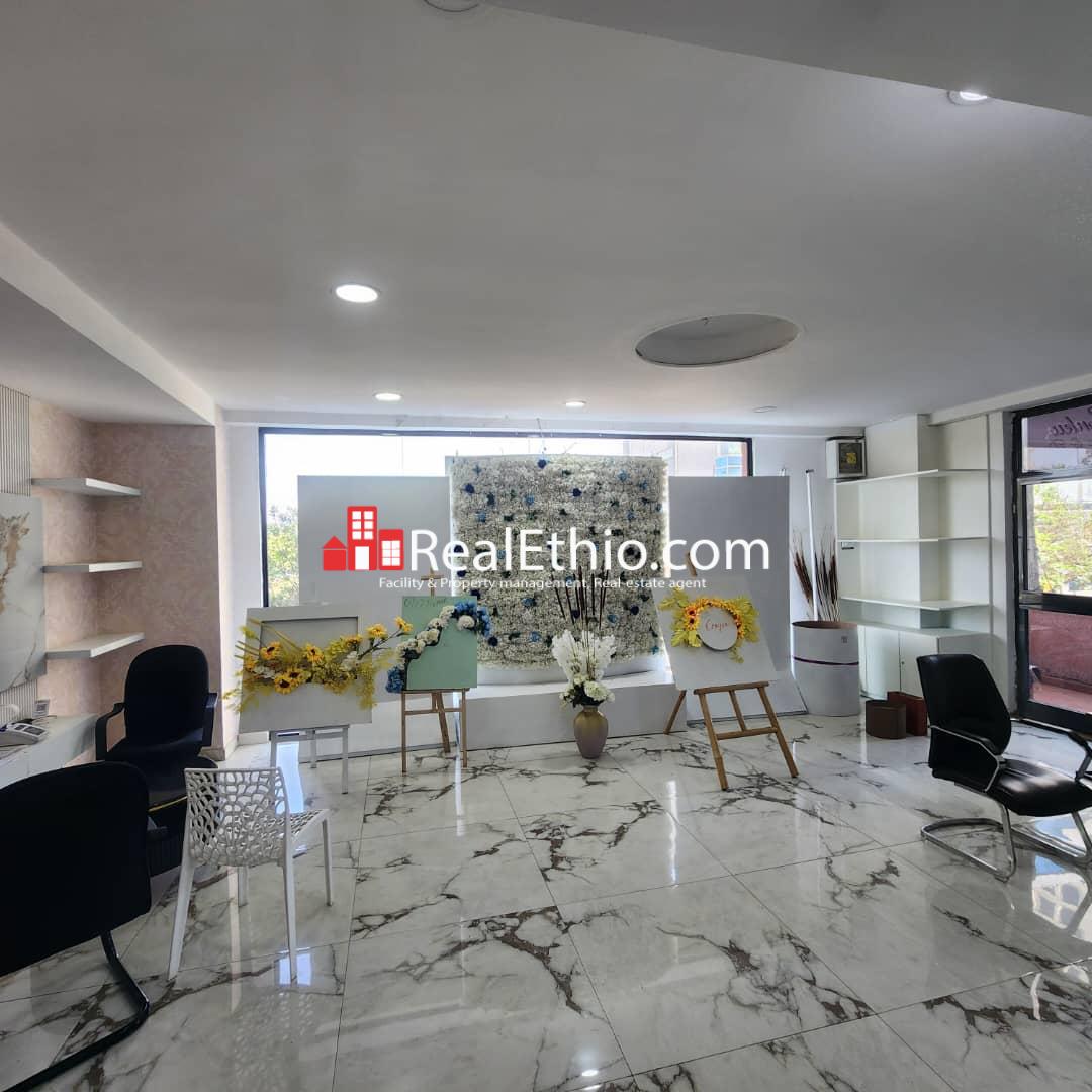 Store or office or show room for Sale, Bole, Addis Ababa, Ethiopia.
