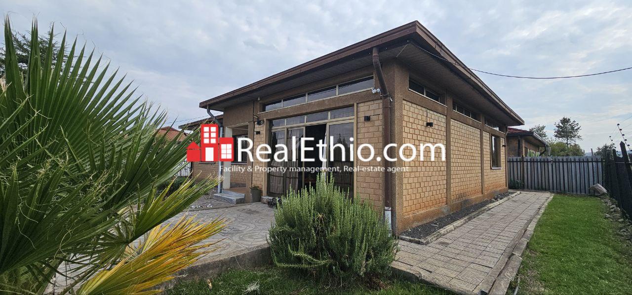 2BR fully Furnished Villa House for rent, Legetafo Ropack, Sheger City, Oromia, Ethiopia.