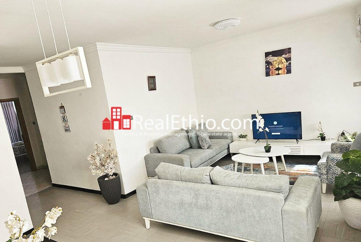 2BR Furnished Apartment for Rent, Gerji Sunshine, Addis Ababa, Ethiopia.