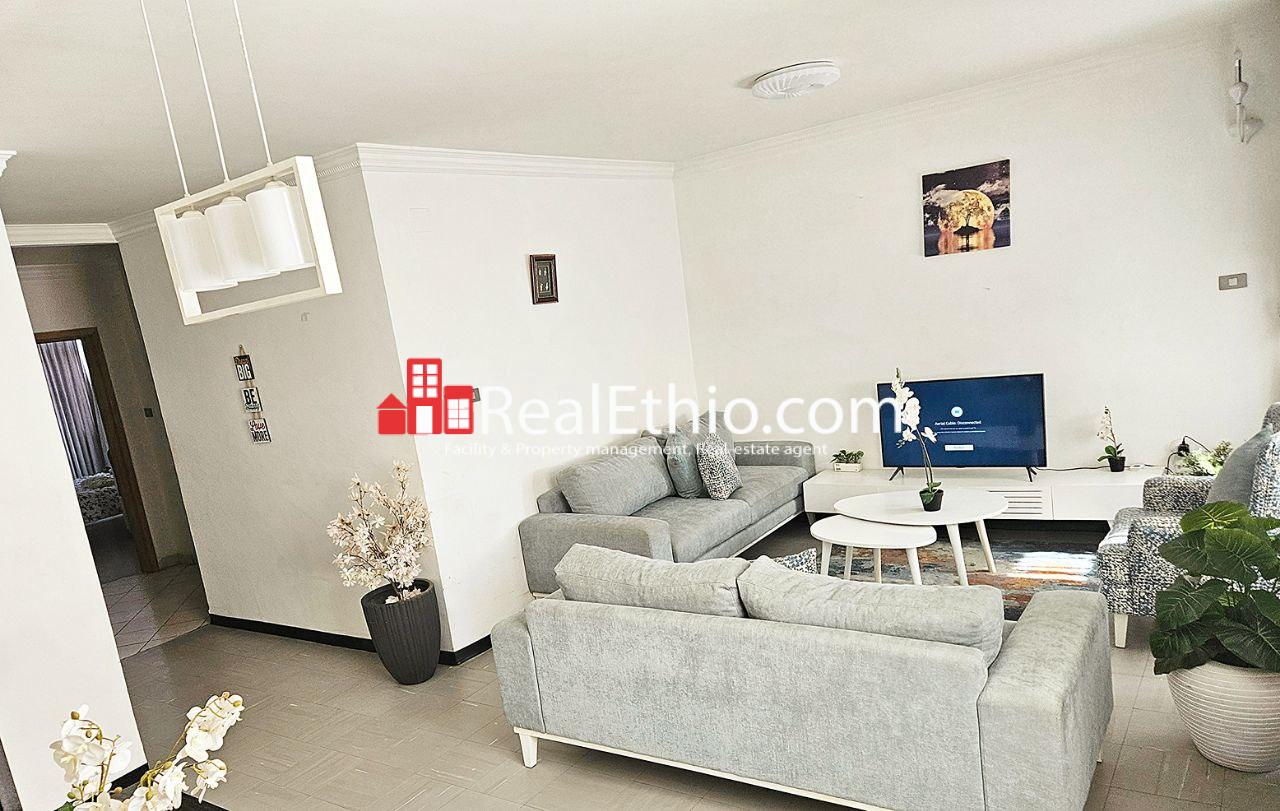2BR Furnished Apartment for Rent, Gerji Sunshine, Addis Ababa, Ethiopia.