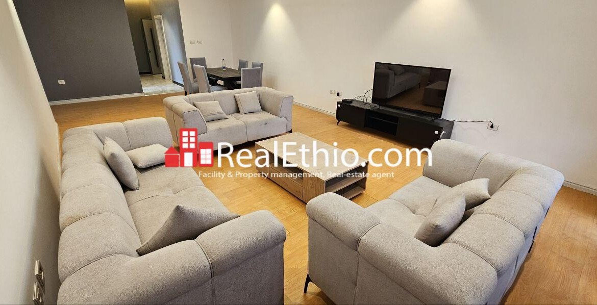 3BR Furnished Apartment for Rent, Bole Japan, Addis Ababa, Ethiopia.