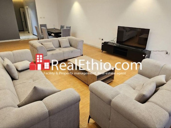 3BR Furnished Apartment for Rent, Bole Japan, Addis Ababa, Ethiopia.