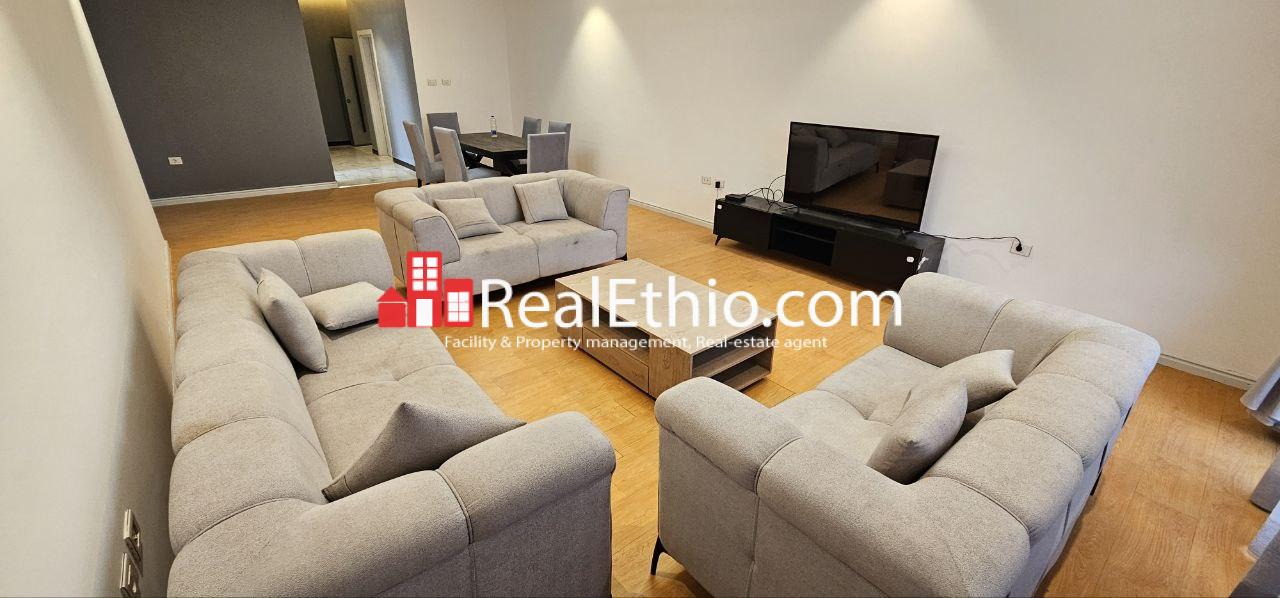 3BR Furnished Apartment for Rent, Bole Japan, Addis Ababa, Ethiopia.