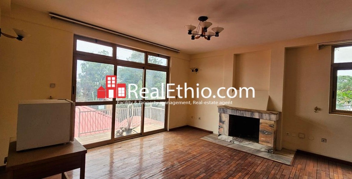 10 BR G+3+ Basement House or Building or Office for Rent,Kebena near Britain Embassy, Addis Ababa, Ethiopia.