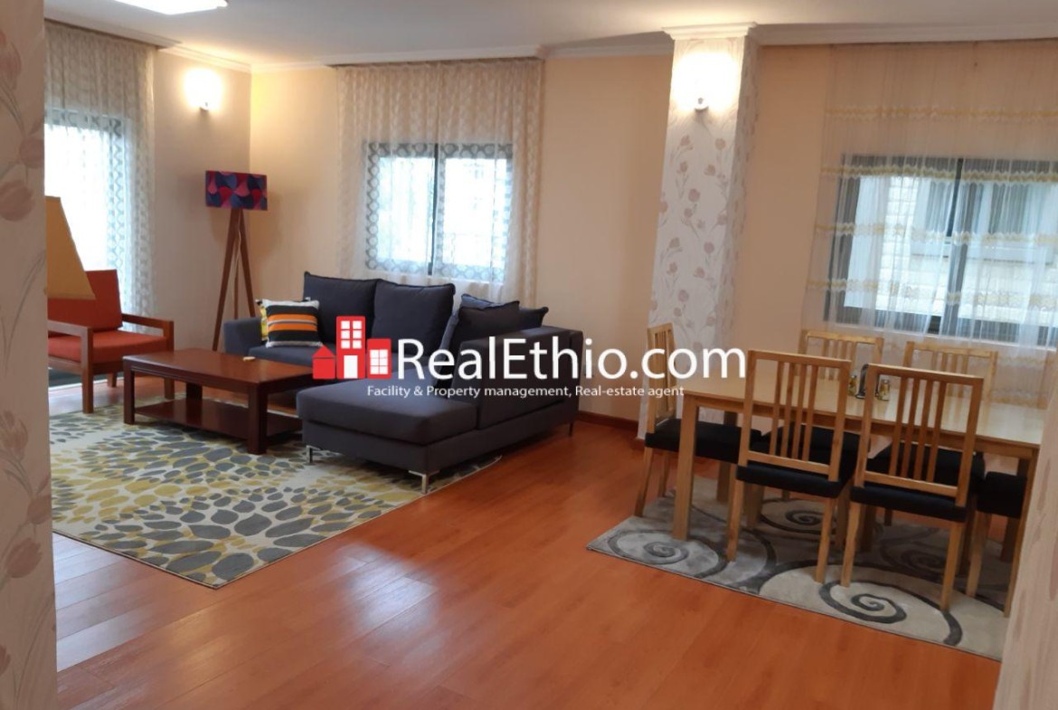 2 BR Furnished Apartment for Rent, Kazanchis near ECA, Addis Ababa, Ethiopia.