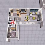 2BR Apartment for Sale, Bole Atlas, Addis Ababa, Ethiopia.