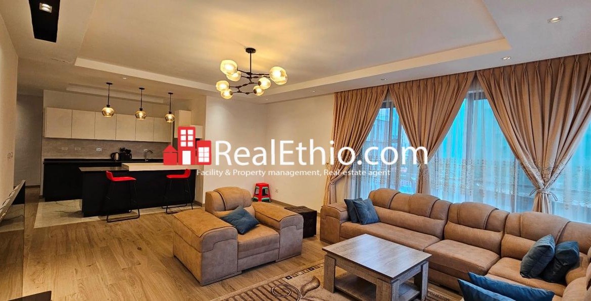 2BR Furnished Apartment for Rent, Bole Rwanda, Addis Ababa, Ethiopia.