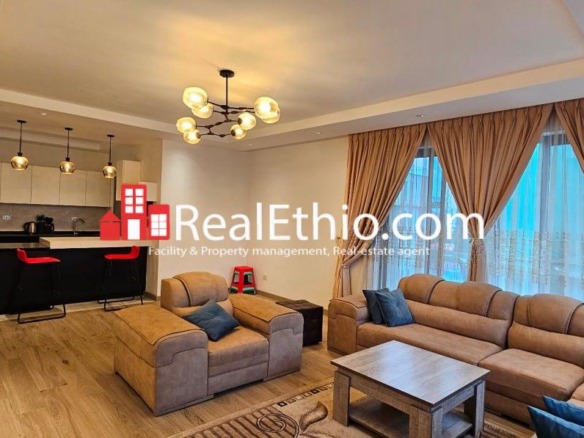 2BR Furnished Apartment for Rent, Bole Rwanda, Addis Ababa, Ethiopia.