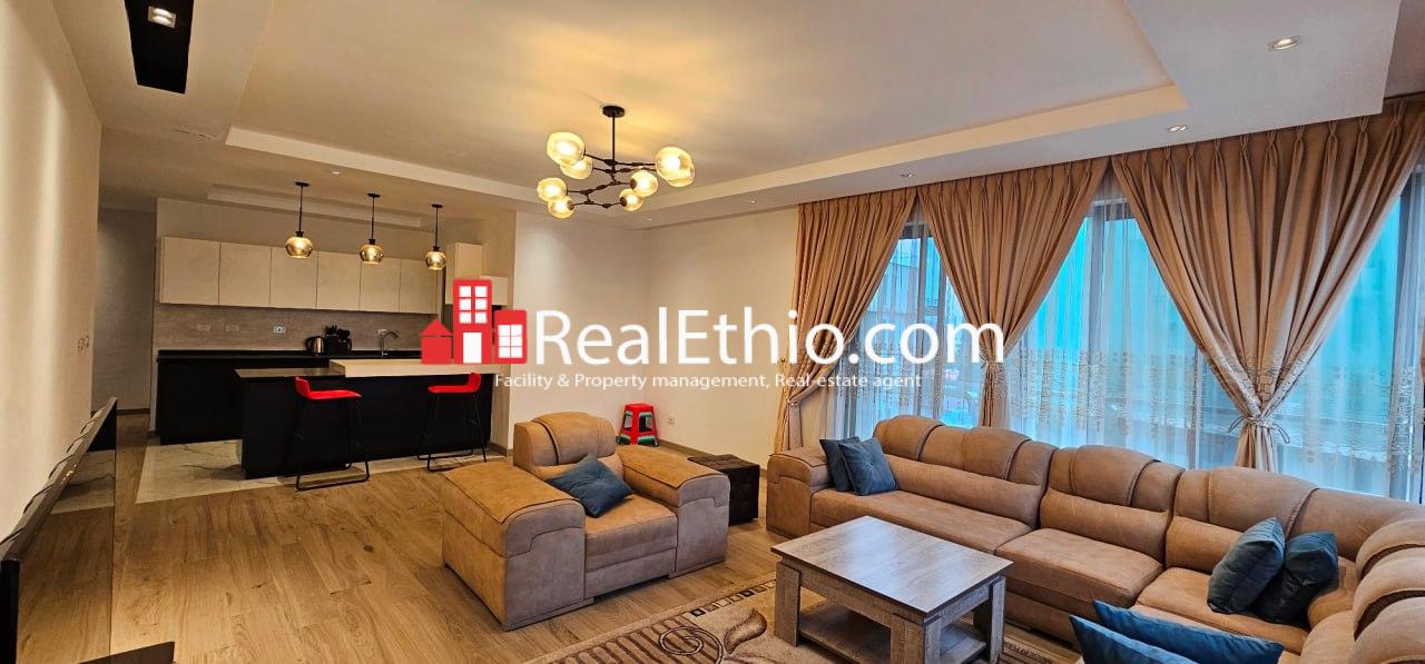 2BR Furnished Apartment for Rent, Bole Rwanda, Addis Ababa, Ethiopia.