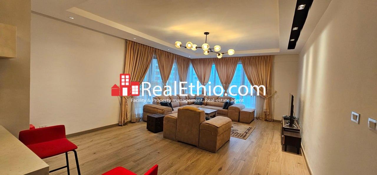 2BR Furnished Apartment for Rent, Bole Rwanda, Addis Ababa, Ethiopia.