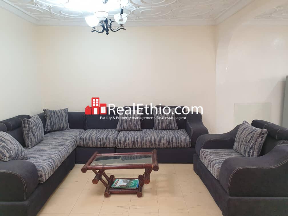 2BR Furnished Shared Compound House for Rent, Sarbet, Addis Ababa, Ethiopia.