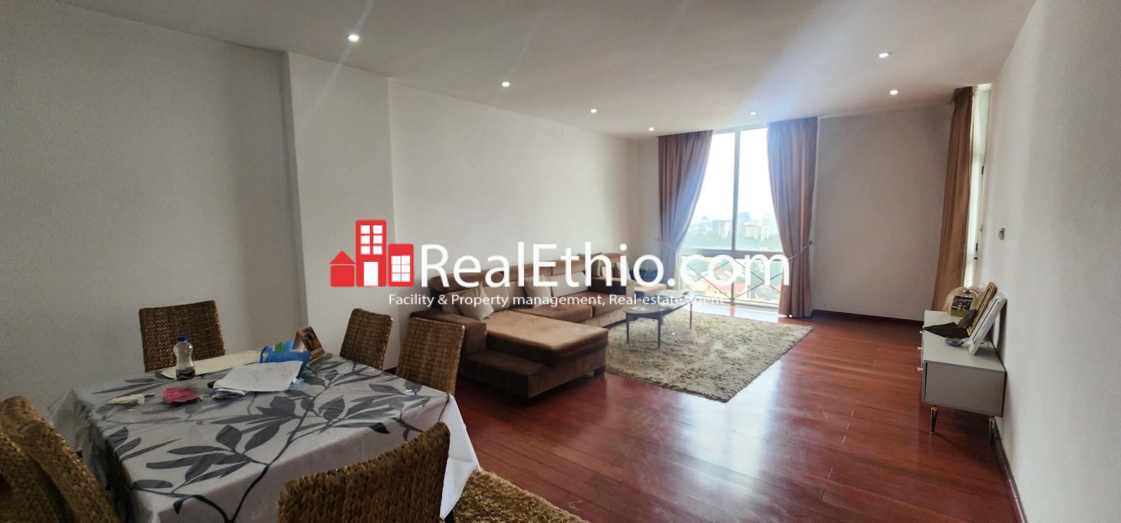 3BR Furnished Apartment for Rent, Bole Atlas, Addis Ababa, Ethiopia.
