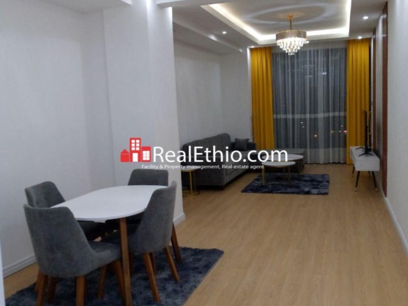 2BR Furnished Apartment for Rent, Bole Olympia, Addis Ababa, Ethiopia.