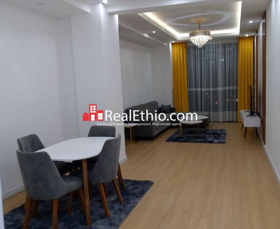 2BR Furnished Apartment for Rent, Bole Olympia, Addis Ababa, Ethiopia.