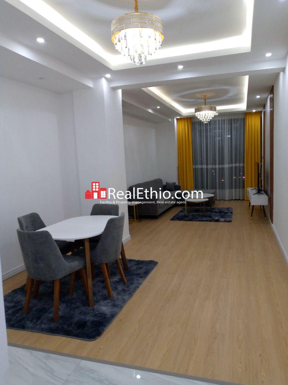 2BR Furnished Apartment for Rent, Bole Olympia, Addis Ababa, Ethiopia.