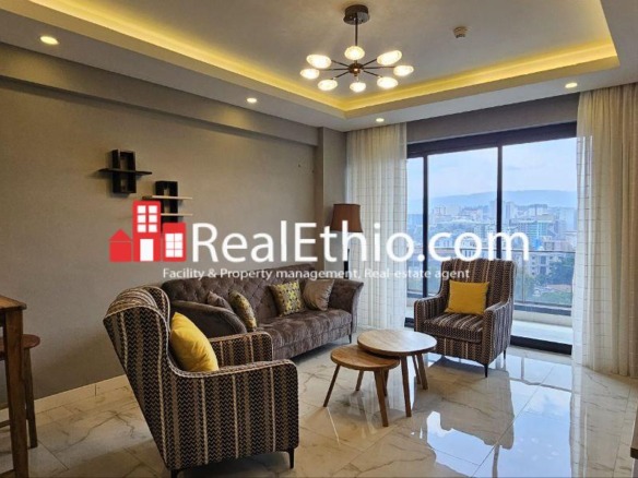 3BR Furnished Apartment for Rent, Bole Olympia, Addis Ababa, Ethiopia.