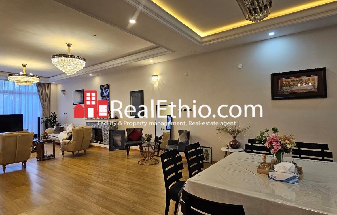 6 Bedrooms G+2 furnished house for rent, Ayat Zone 3, Addis Ababa, Ethiopia.